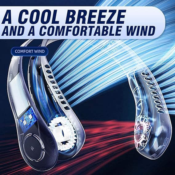 Stay Cool Anywhere Neck Fan 600mAh