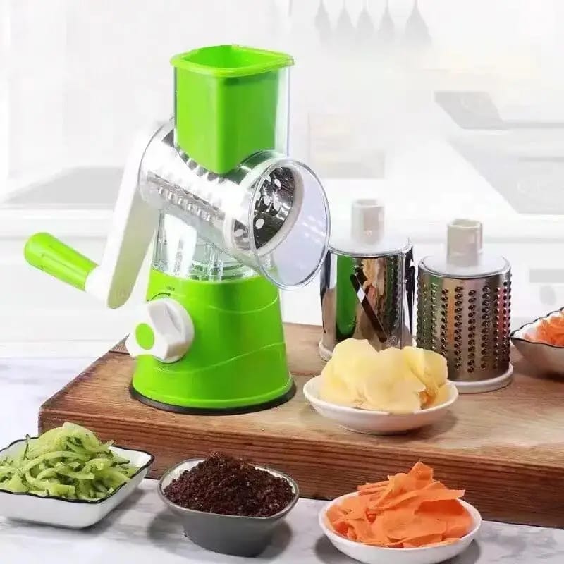 Multifunctional Roller Vegetable Cutter, 3 In 1
