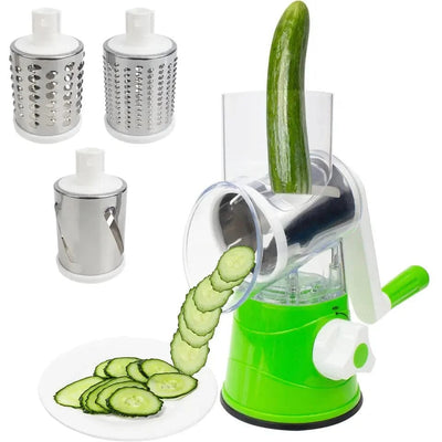 Multifunctional Roller Vegetable Cutter, 3 In 1